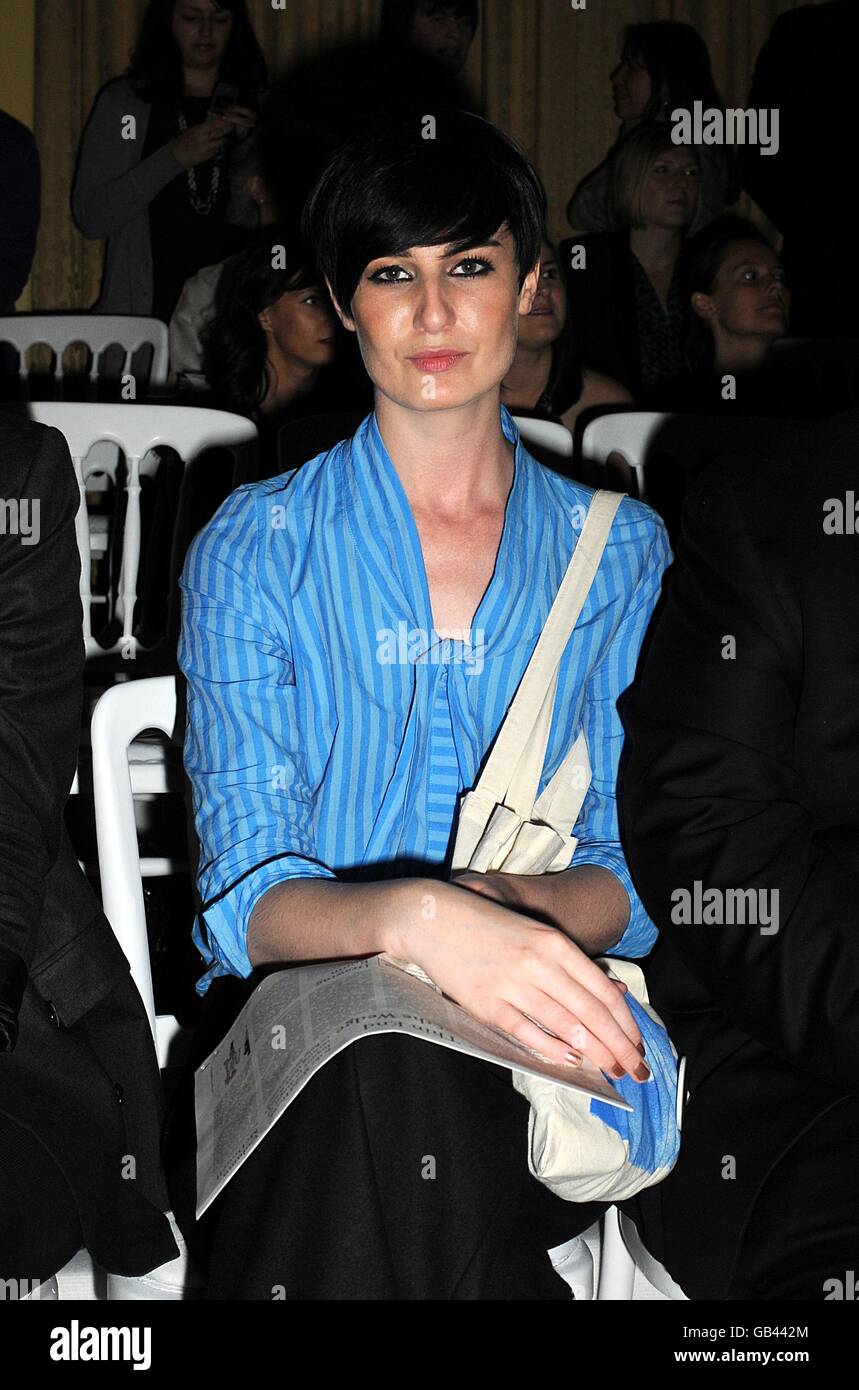 Erin oconnor at the paul smith show hi-res stock photography and images ...