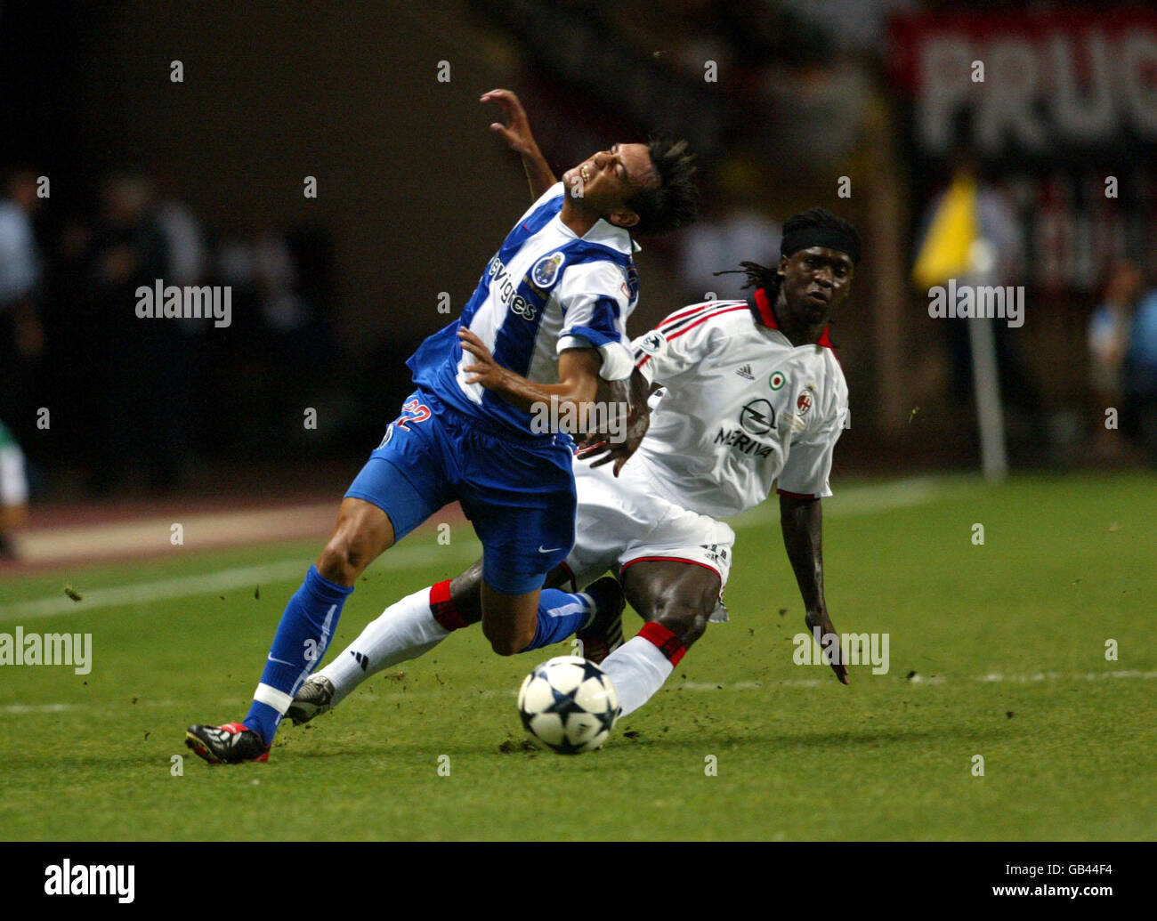 Rare PROGRAMME )) AC MILAN V FC PORTO )) UEFA SUPER CUP MONACO 2003