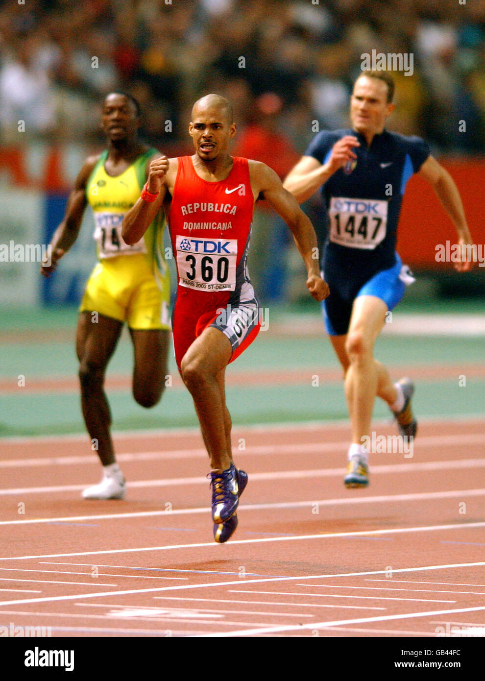 World athletics championships 400m sanchez hires stock photography and