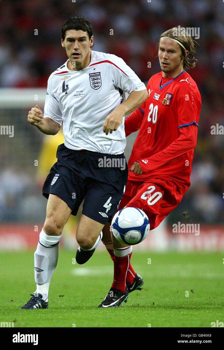 Soccer - International Friendly - England v Czech Republic - Wembley Stadium Stock Photo