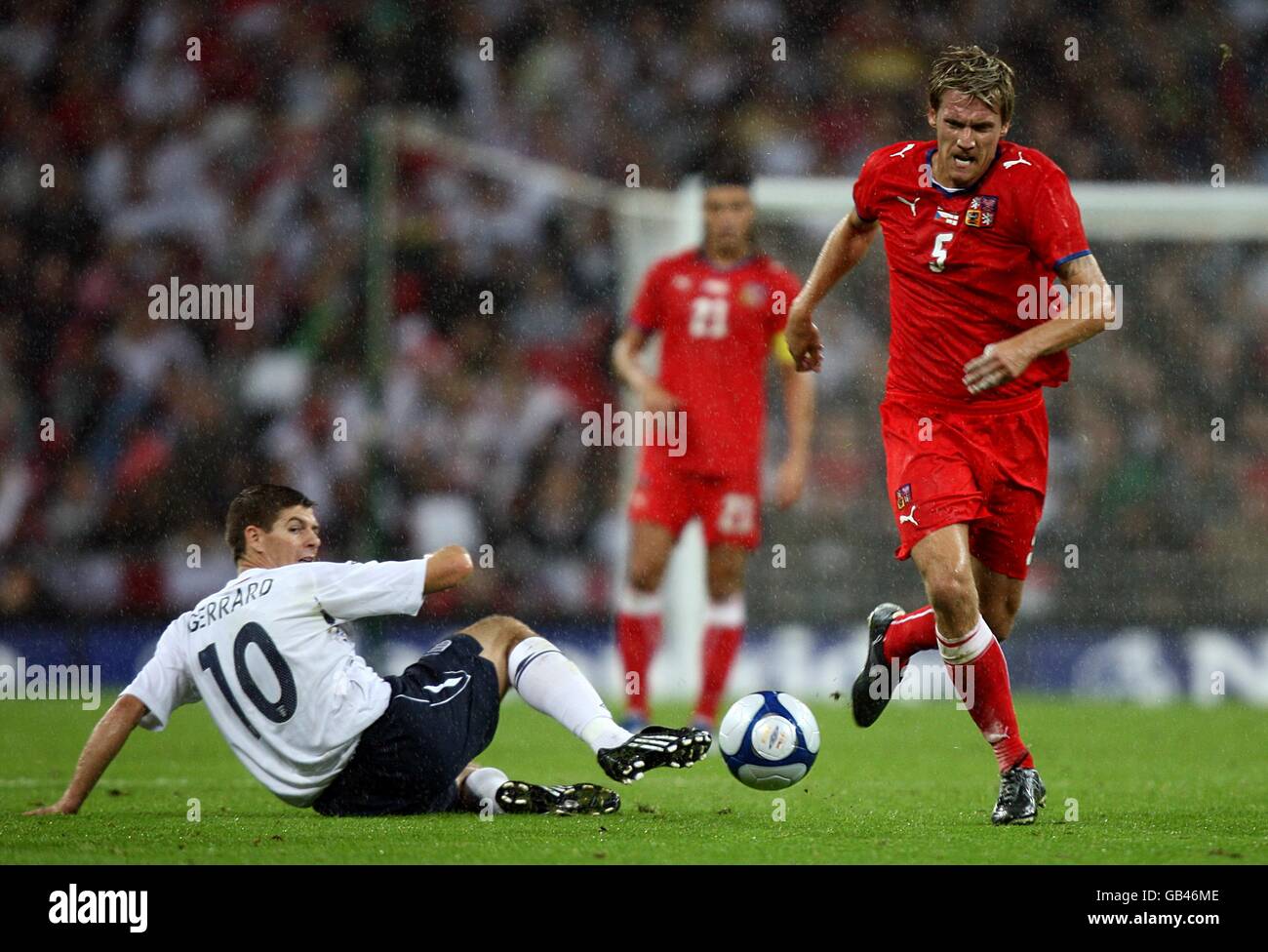 Soccer - International Friendly - England v Czech Republic - Wembley Stadium Stock Photo