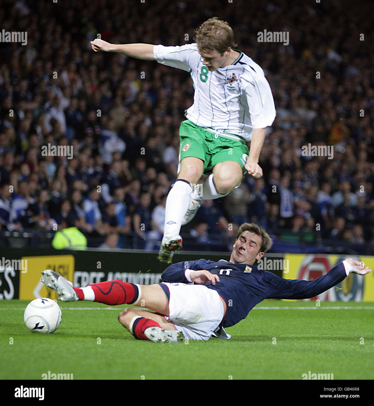 Soccer - Tennent's International Challenge - Scotland v Northern Ireland - Hampden Park Stock Photo