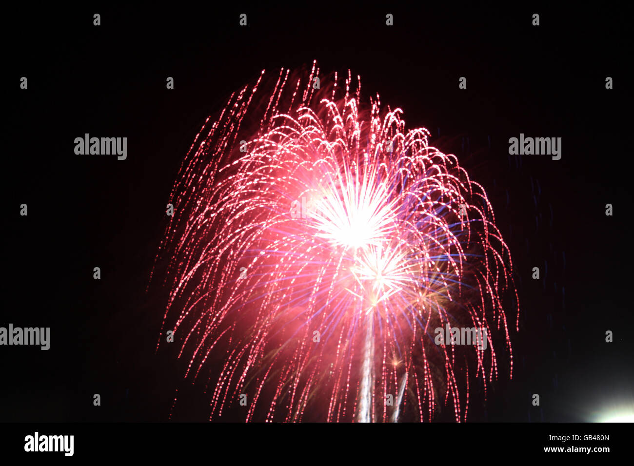 independence day fireworks in Cookeville TN Stock Photo Alamy