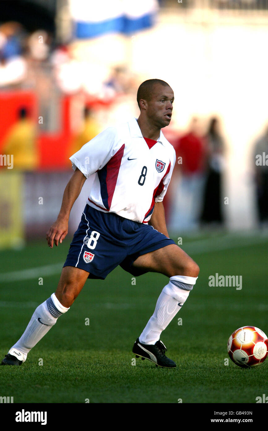 Soccer CONCACAF Gold Cup 2003 Group C USA v El Salvador Stock