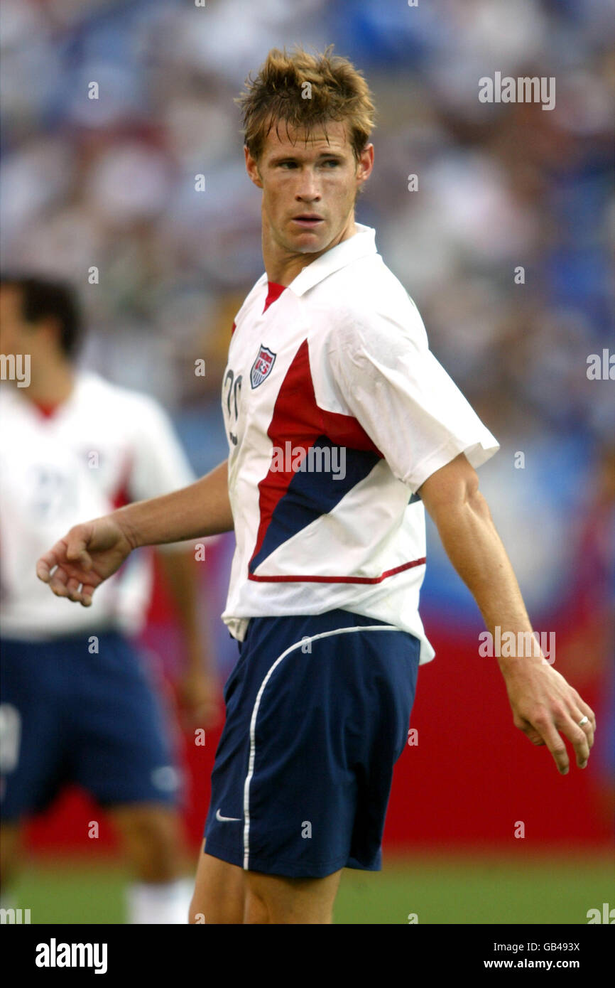 Soccer CONCACAF Gold Cup 2003 Group C USA v El Salvador Stock