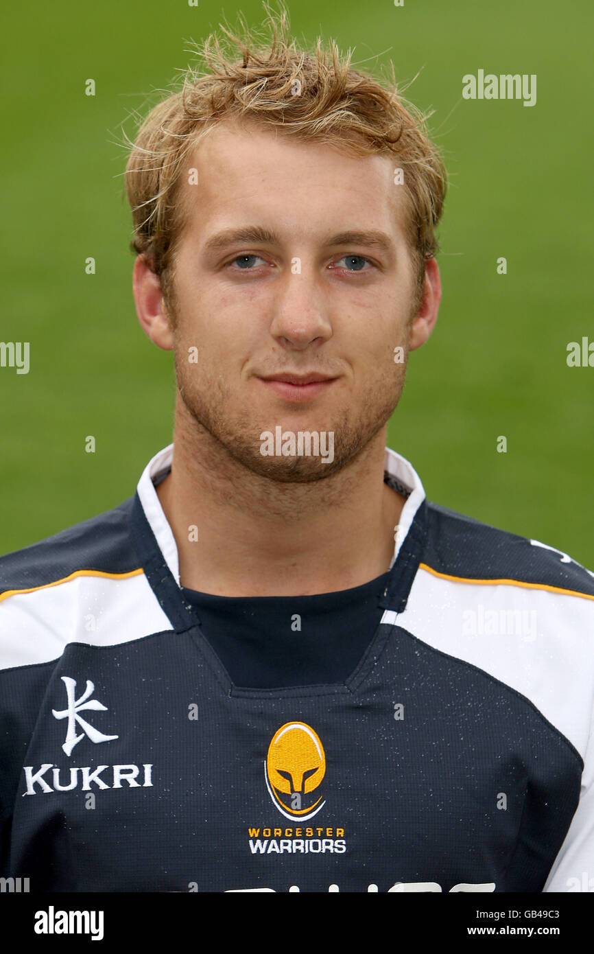 Rugby Union - Worcester Photocall - Sixways Stadium. Charlie Fellows, Worcester Warriors Stock Photo