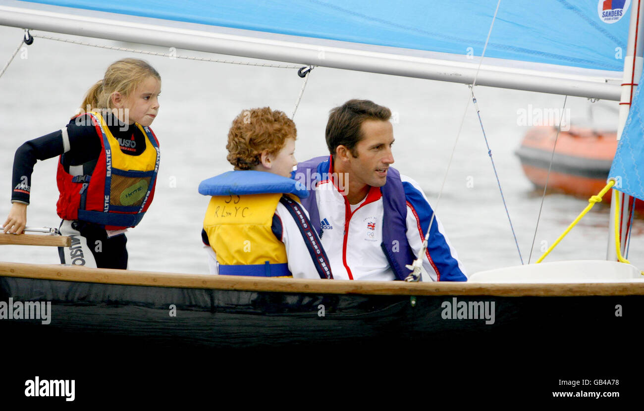Takes british olympic sailing medallist ben ainslie andrew stainton hi