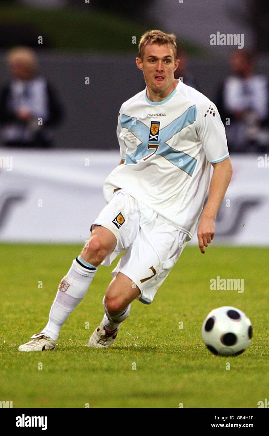 Soccer - FIFA World Cup 2010 - Qualifying Round - Group Nine - Iceland v Scotland - Laugardalsvollur Stadium Stock Photo