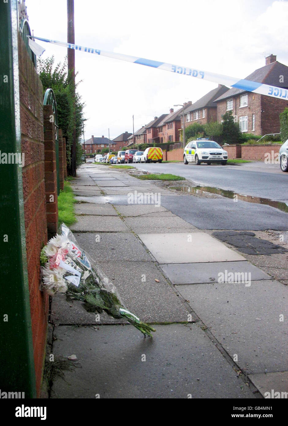 A general view of the scene in Rokeby Drive, Parsons Cross, Sheffield