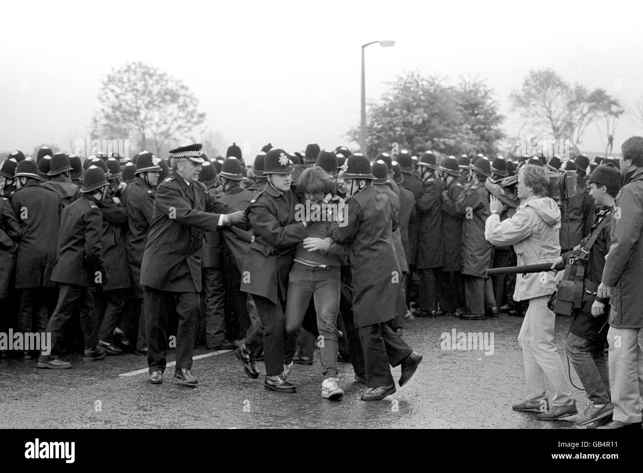 Miners Strike Riots High Resolution Stock Photography and Images - Alamy