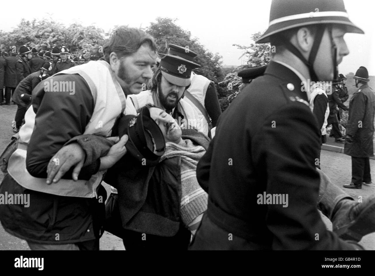 Politics - Miners Strike Riots - Orgreave Stock Photo - Alamy
