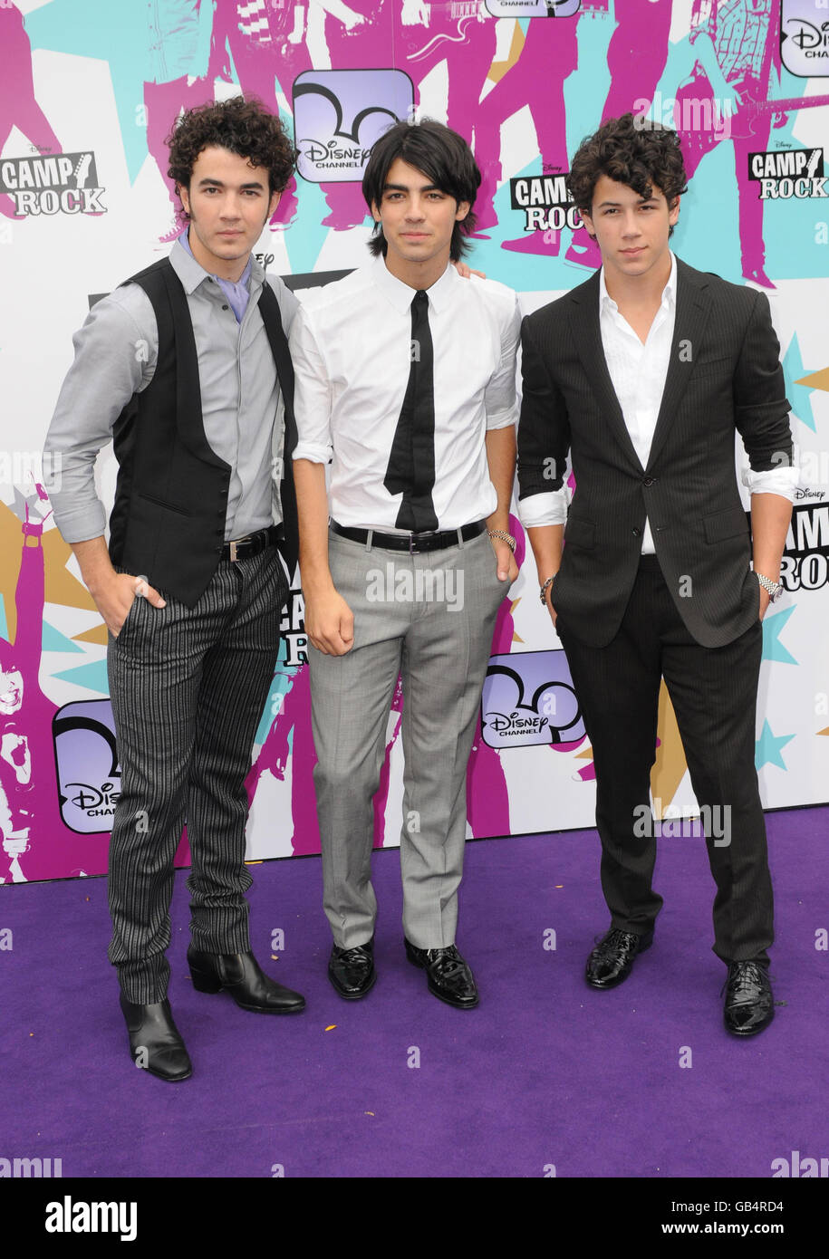 Joe jonas camp rock hires stock photography and images Alamy