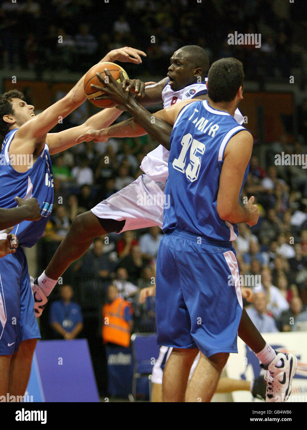 Basketball - EuroBasket Division A - Great Britain v Israel - Echo Arena Stock Photo