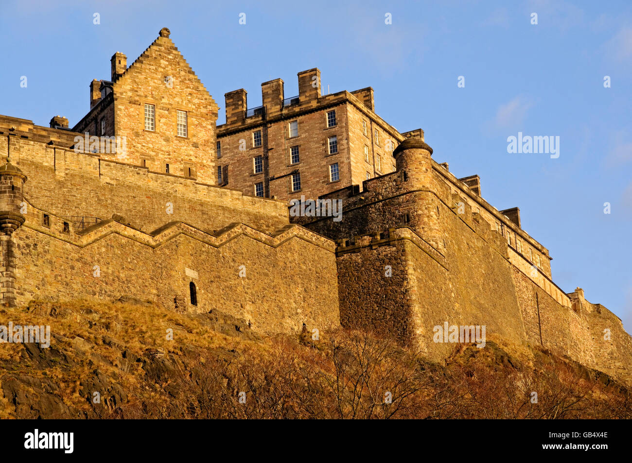 Edinburgh Castle, Midlothian, Scotland, United Kingdom, Europe Stock Photo