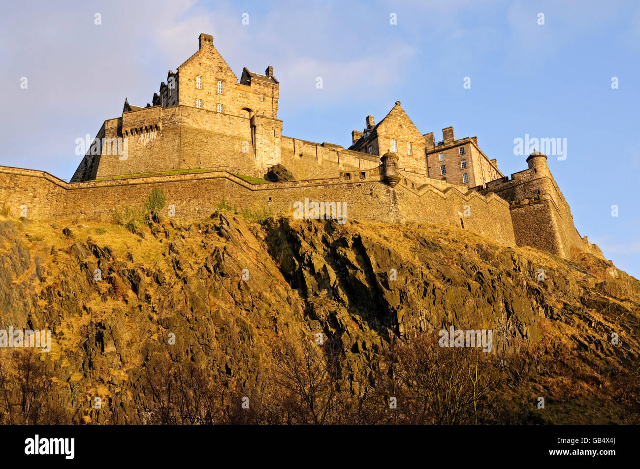 Edinburgh Castle, Midlothian, Scotland, United Kingdom, Europe Stock Photo
