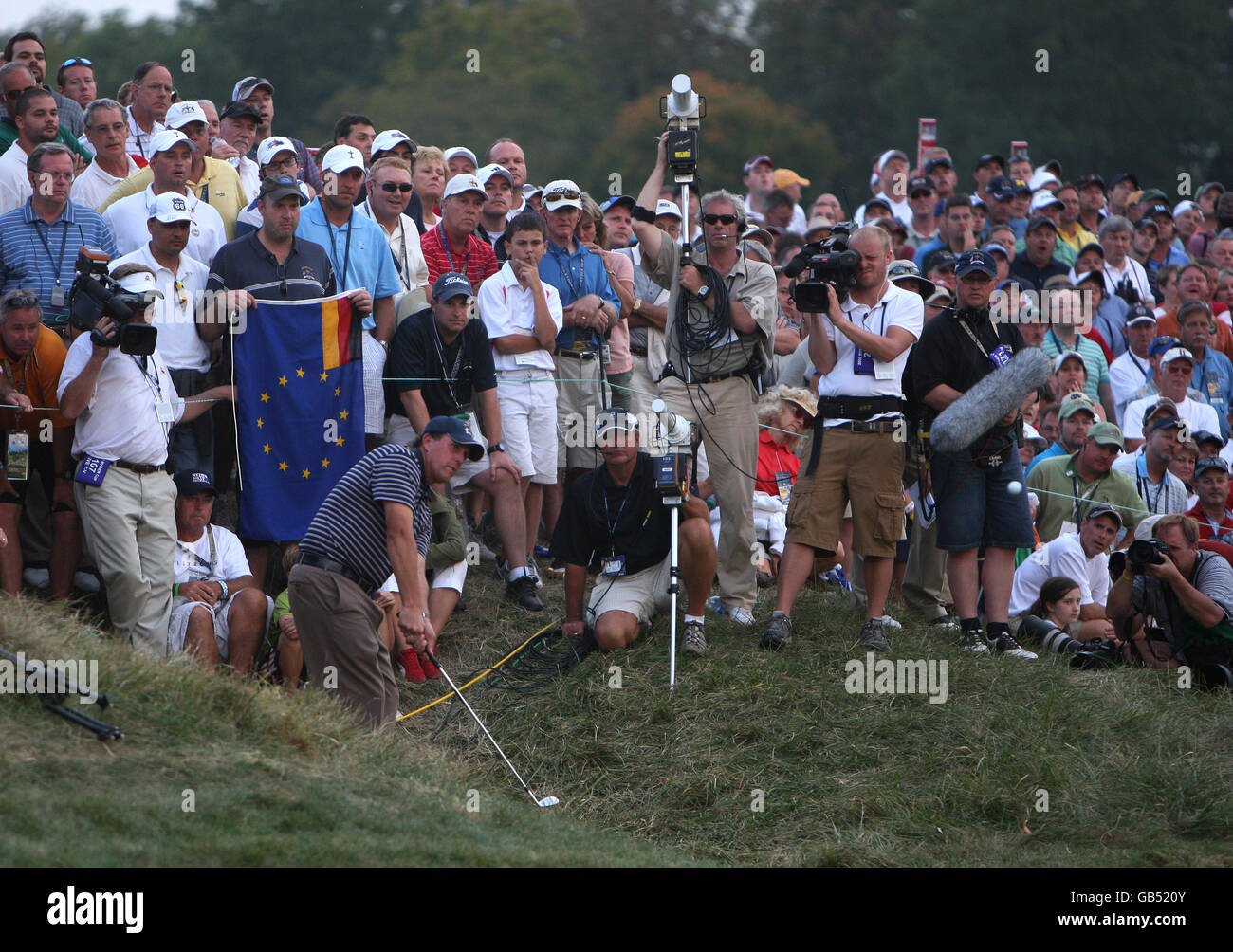 Golf - 37th Ryder Cup - USA v Europe - Day Two - Valhalla Golf Club Stock Photo