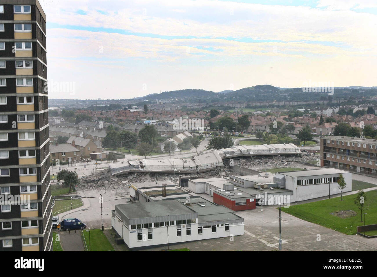 Broomview Court, a block of flats in Sighthill, Edinburgh, is