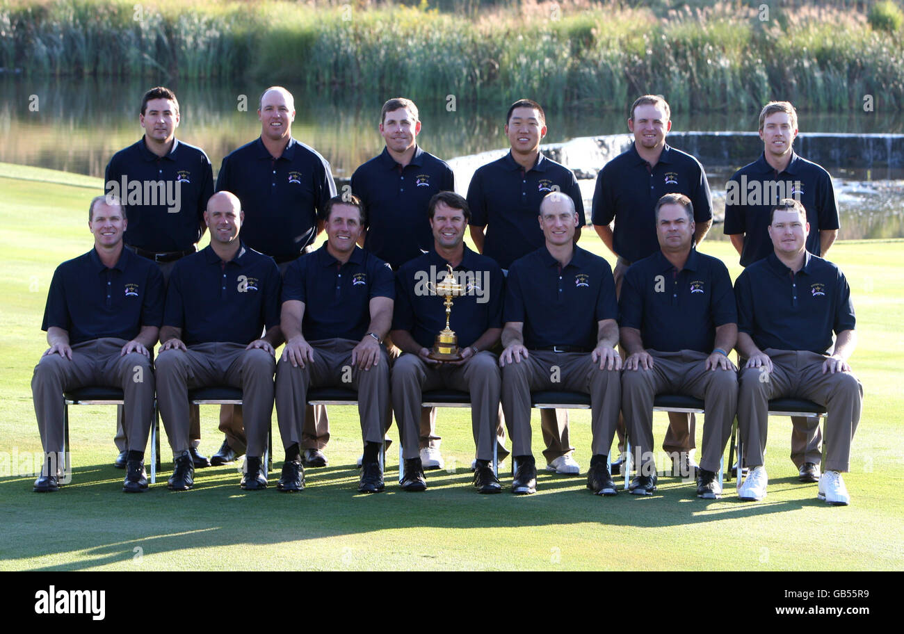 Golf - 37th Ryder Cup - USA v Europe - Practice Day Two - Valhalla Golf Club Stock Photo
