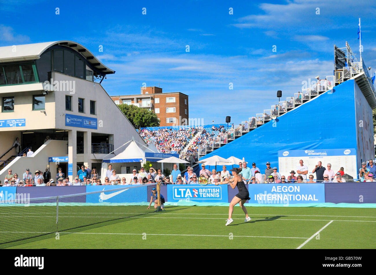 Aegon International Tennis Championships, Devonshire Park, Eastbourne, East Sussex, England, UK Stock Photo