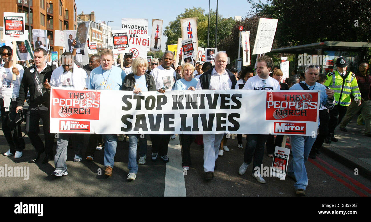 Knife crime protest hires stock photography and images Alamy