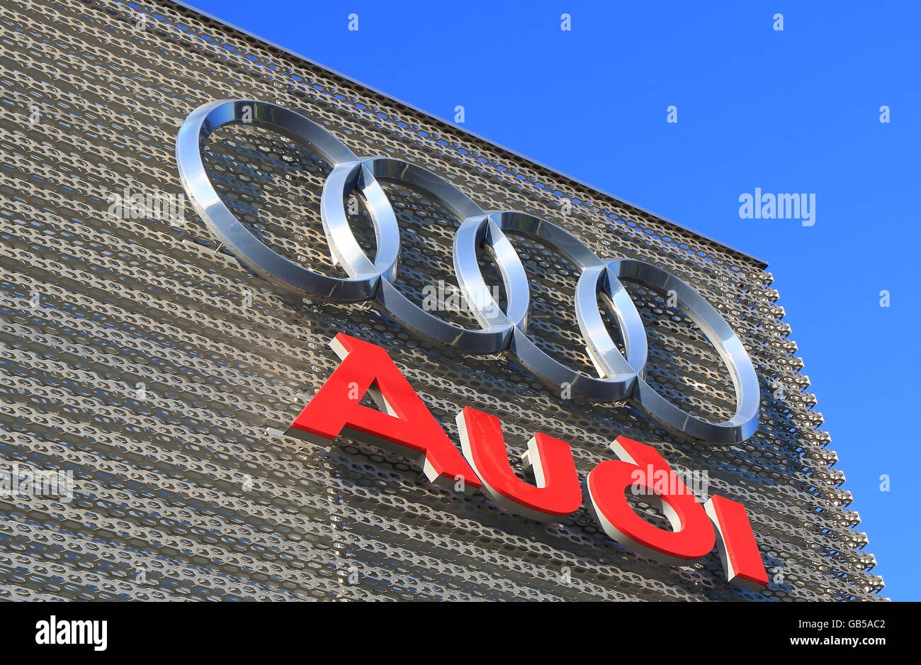 Audi car manufacturer Stock Photo