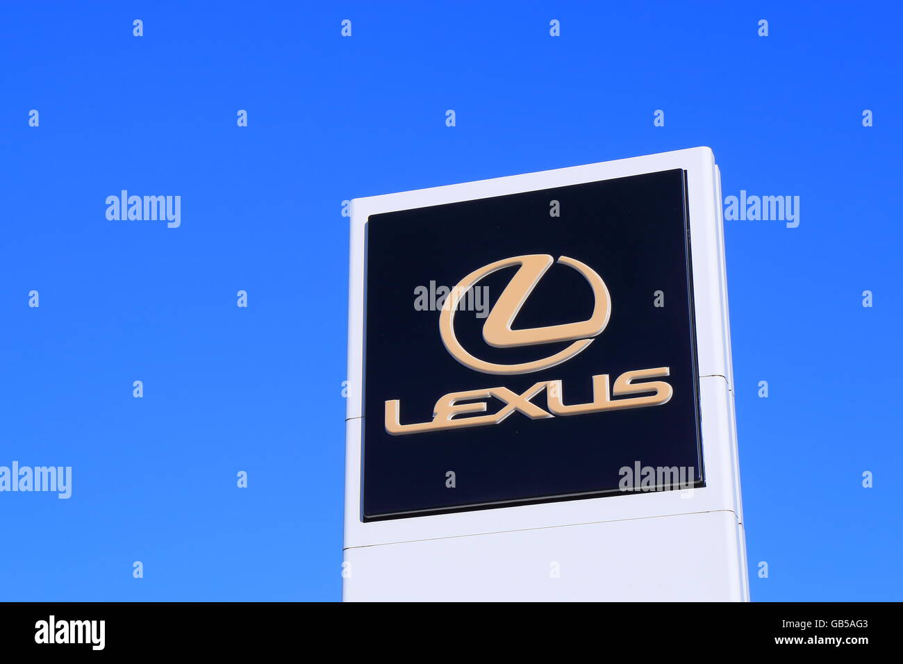 Lexus car manufacturer Stock Photo