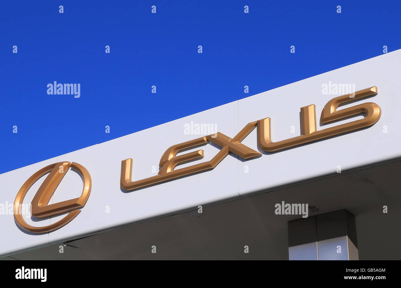 Lexus car manufacturer Stock Photo