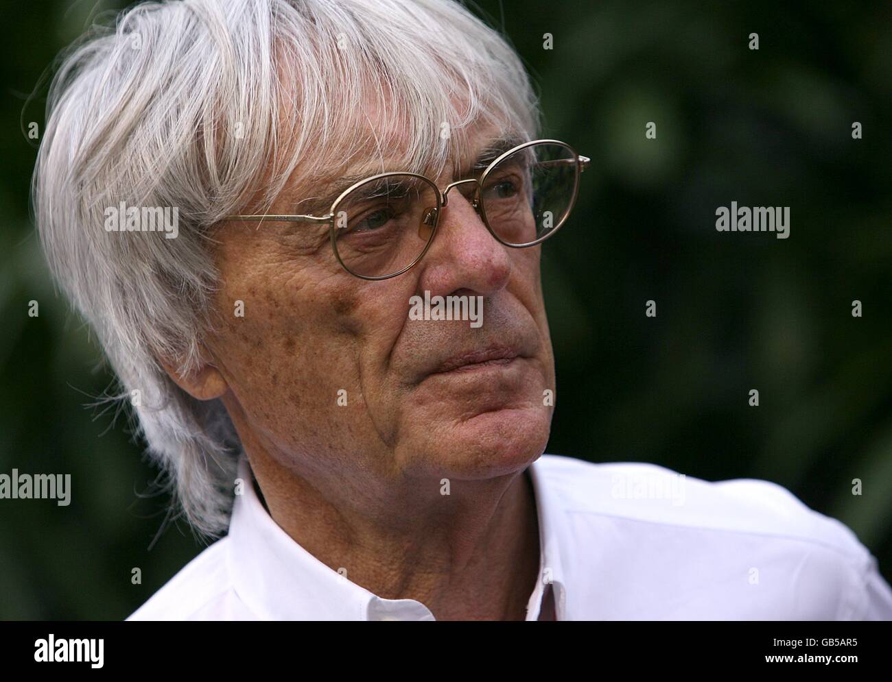 Motor Racing - Formula One Singtel Singapore Grand Prix - Race - Marina Bay Circuit Park. President and CEO of F1 Management Bernie Ecclestone ahead of the night's race in Singapore Stock Photo