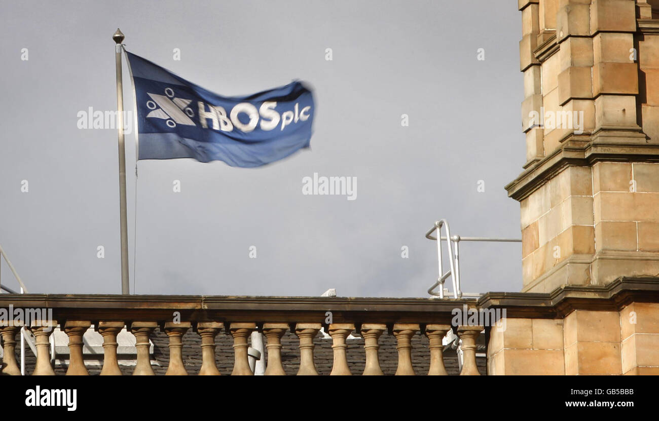 Possible merger between Lloyds TSB and HBOS. A general view of the Halifax Bank of Scotland (HBOS) headquarters in Edinburgh. Stock Photo