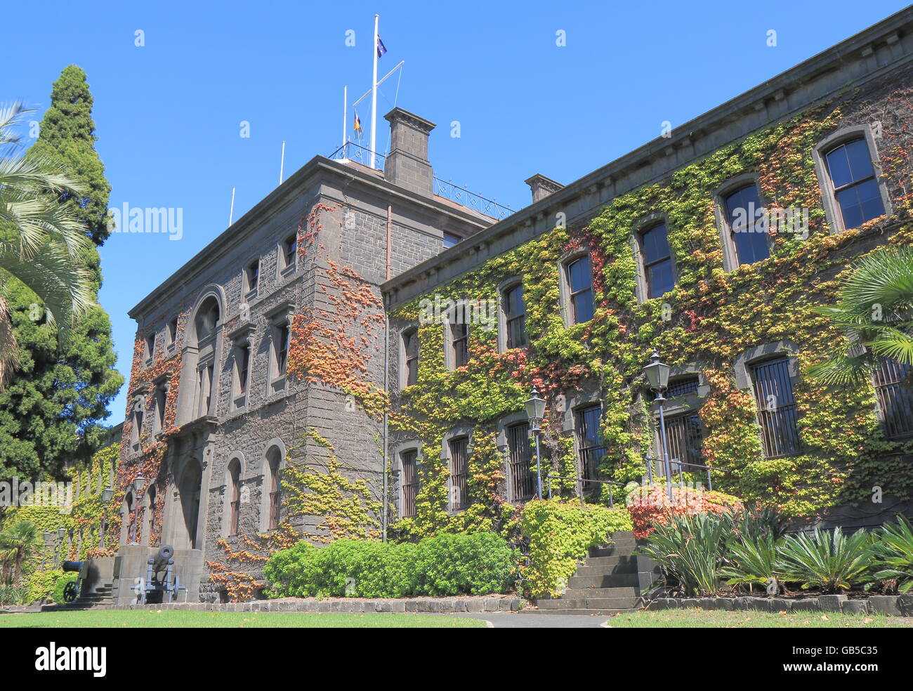 Victoria Barracks historical building Melbourne Australia Stock Photo