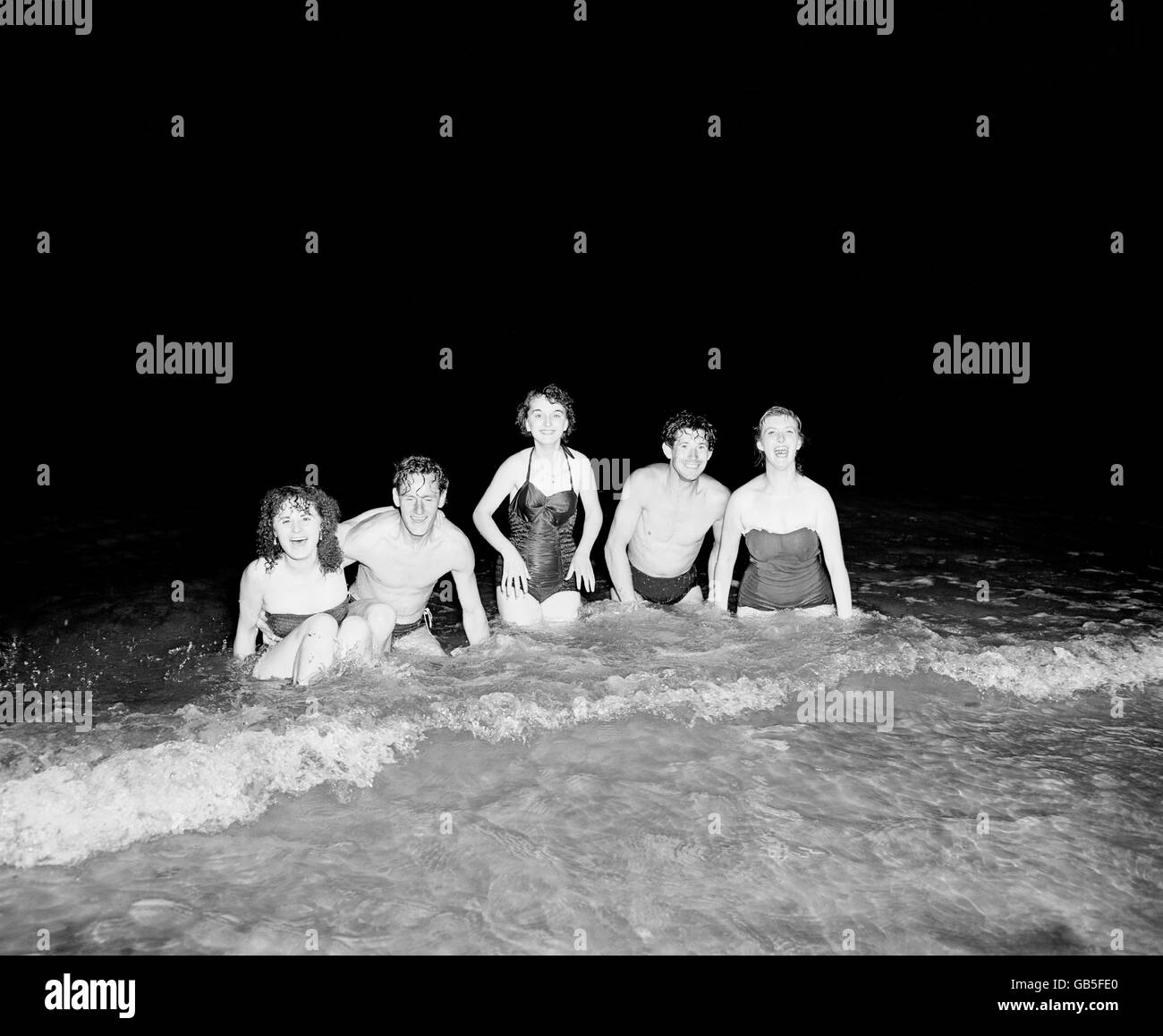 Wet bathing suit Black and White Stock Photos & Images Alamy