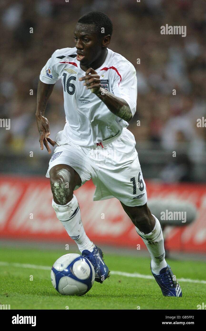 Soccer - FIFA World Cup 2010 - Qualifying Round - Group Six - England v Kazakhstan - Wembley Stadium Stock Photo