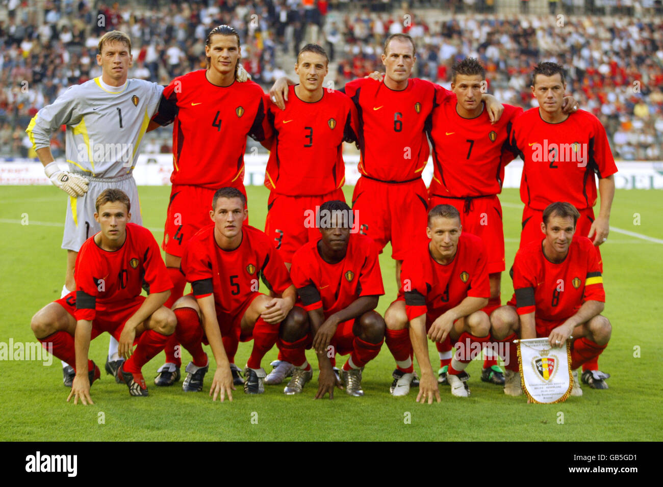 Soccer - International Friendly - Belgium v Holland. Belgium team group Stock Photo