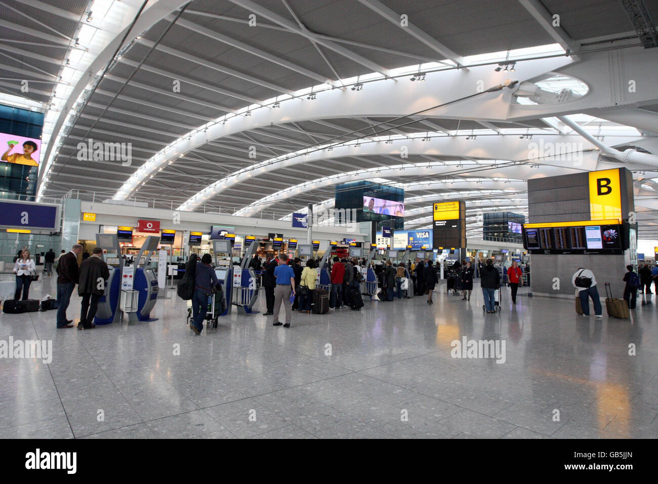 More BA flights move to T5 Stock Photo - Alamy