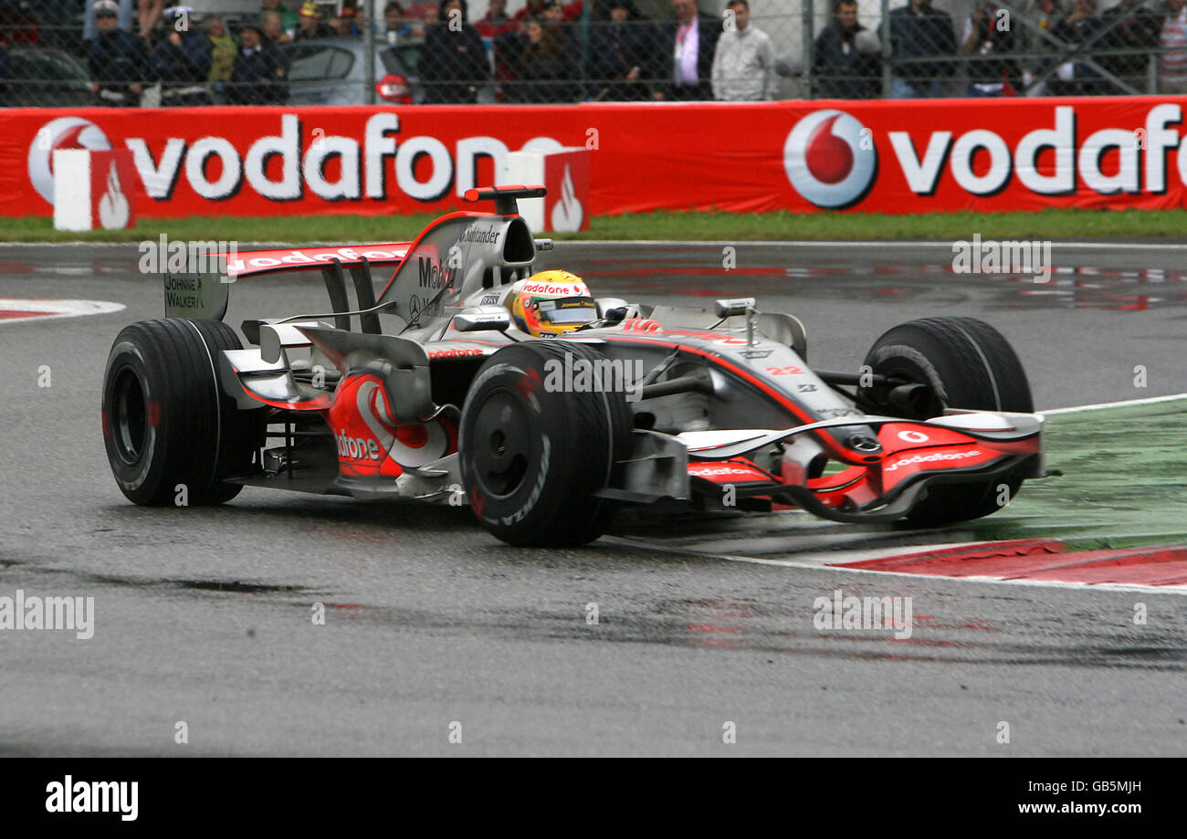 Mclarens lewis hamilton italian grand prix monza hi-res stock ...