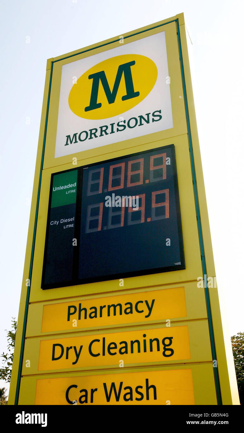 Boost drivers as petrol prices cut hires stock photography and images