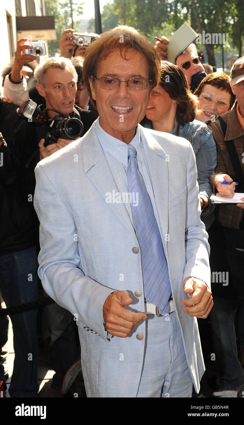 Sir Cliff Richard arrives for his 50th Anniversary Tribute Lunch, at ...