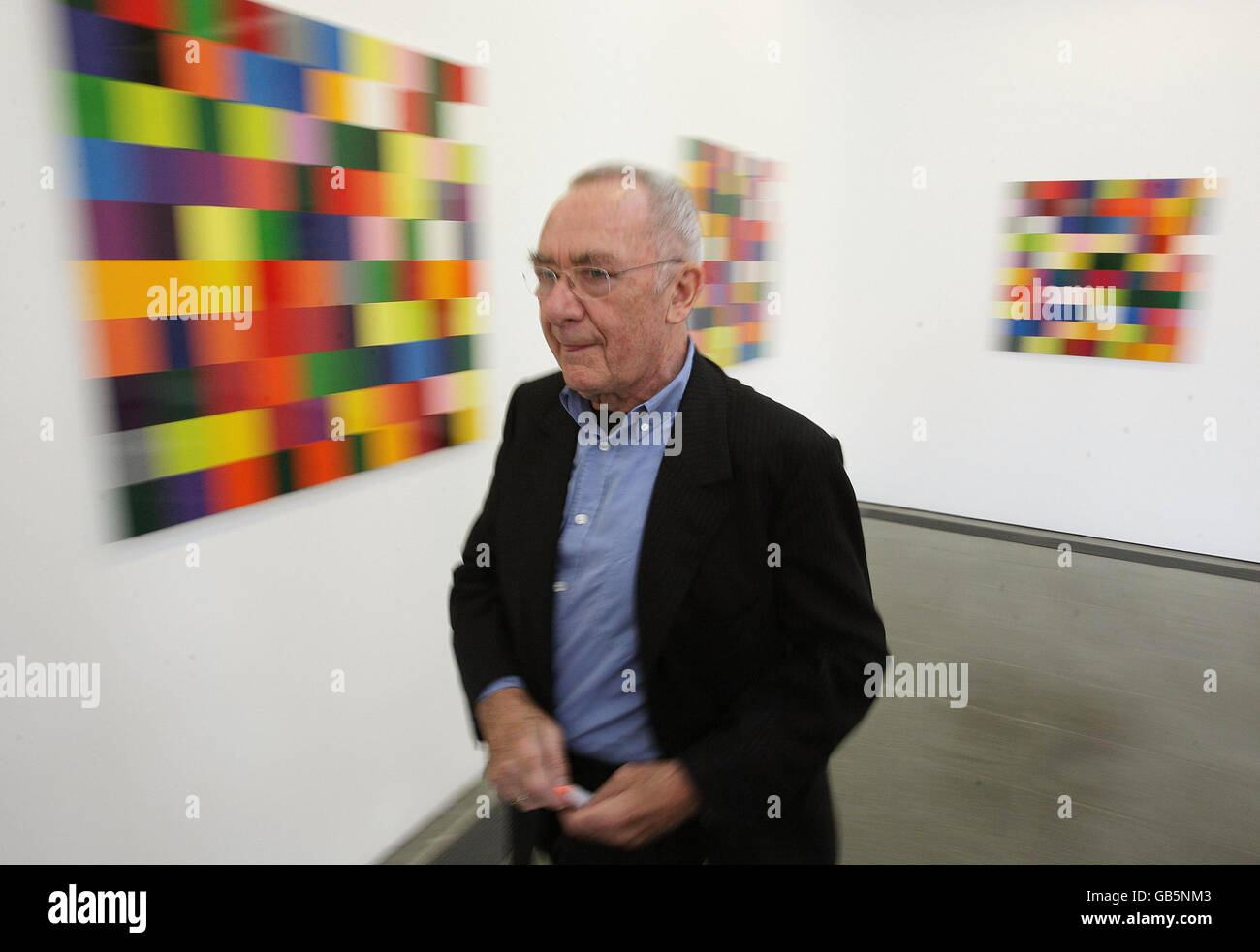 Gerhard Richter's new exhibition '4900 colours' Stock Photo
