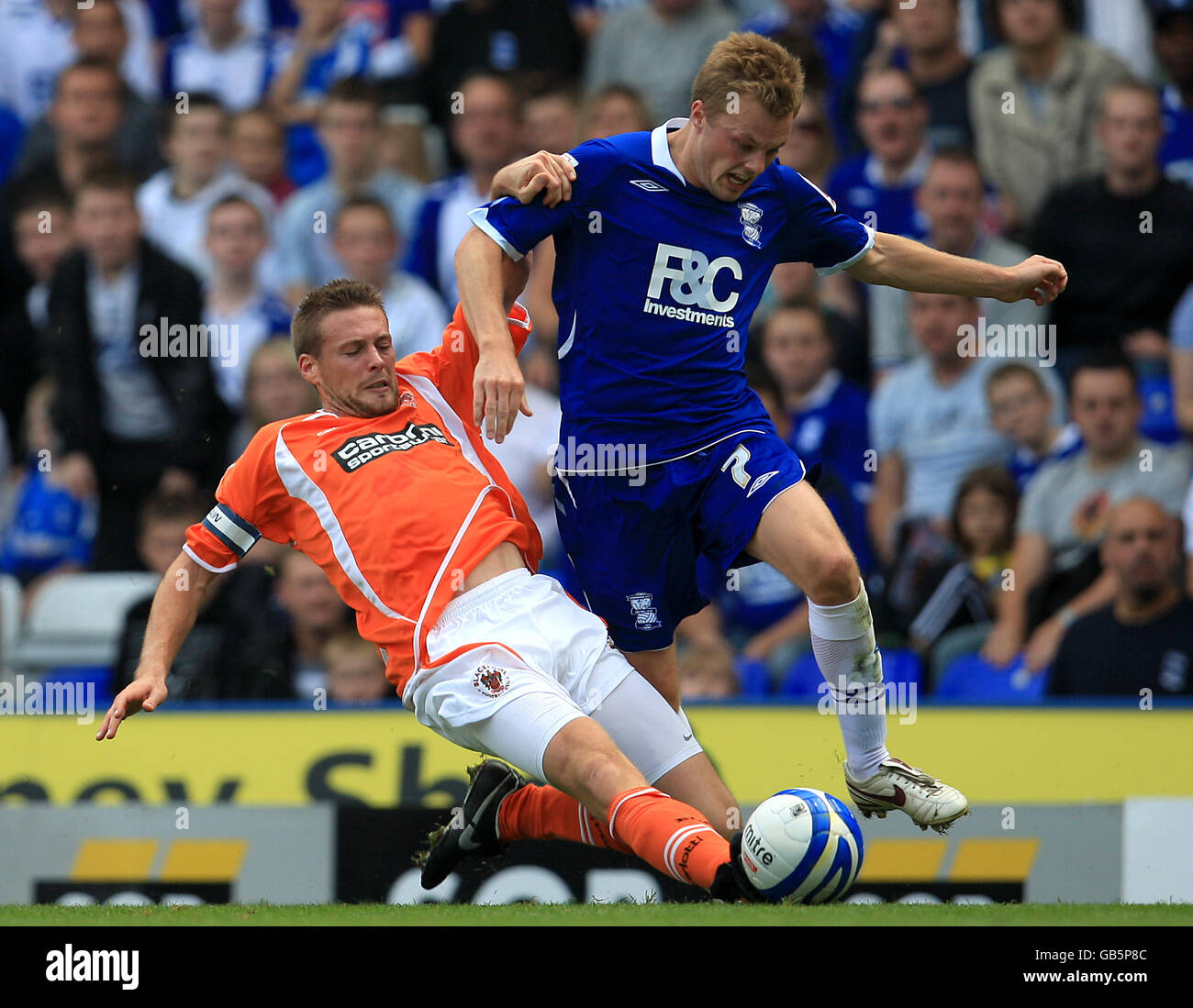 Soccer - Coca-Cola Football League Championship - Birmingham City v Blackpool - St Andrews Stadium Stock Photo