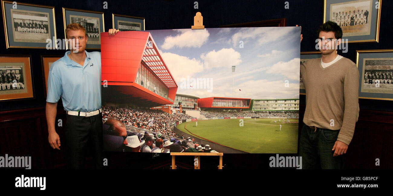 Cricket - Lancashire Reveal Plans For Re-development Of Old Trafford Stock Photo