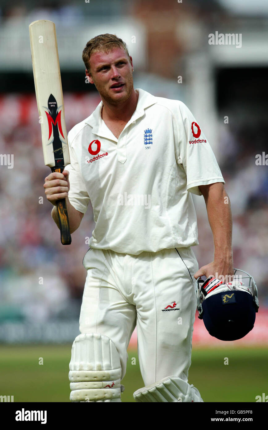 England v south africa flintoff hi-res stock photography and images - Alamy