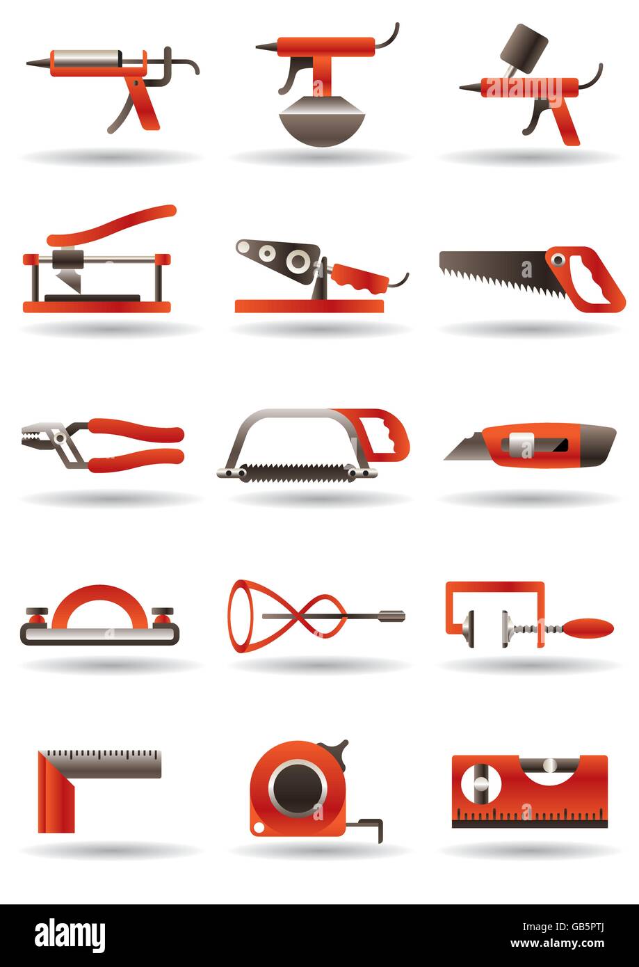 Construction and building manual tools vector illustration Stock