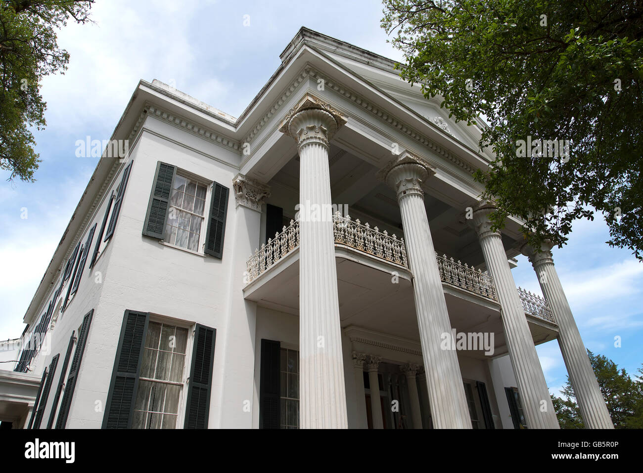 Traditional Antebellum house in Natchez Mississippi USA Stock Photo