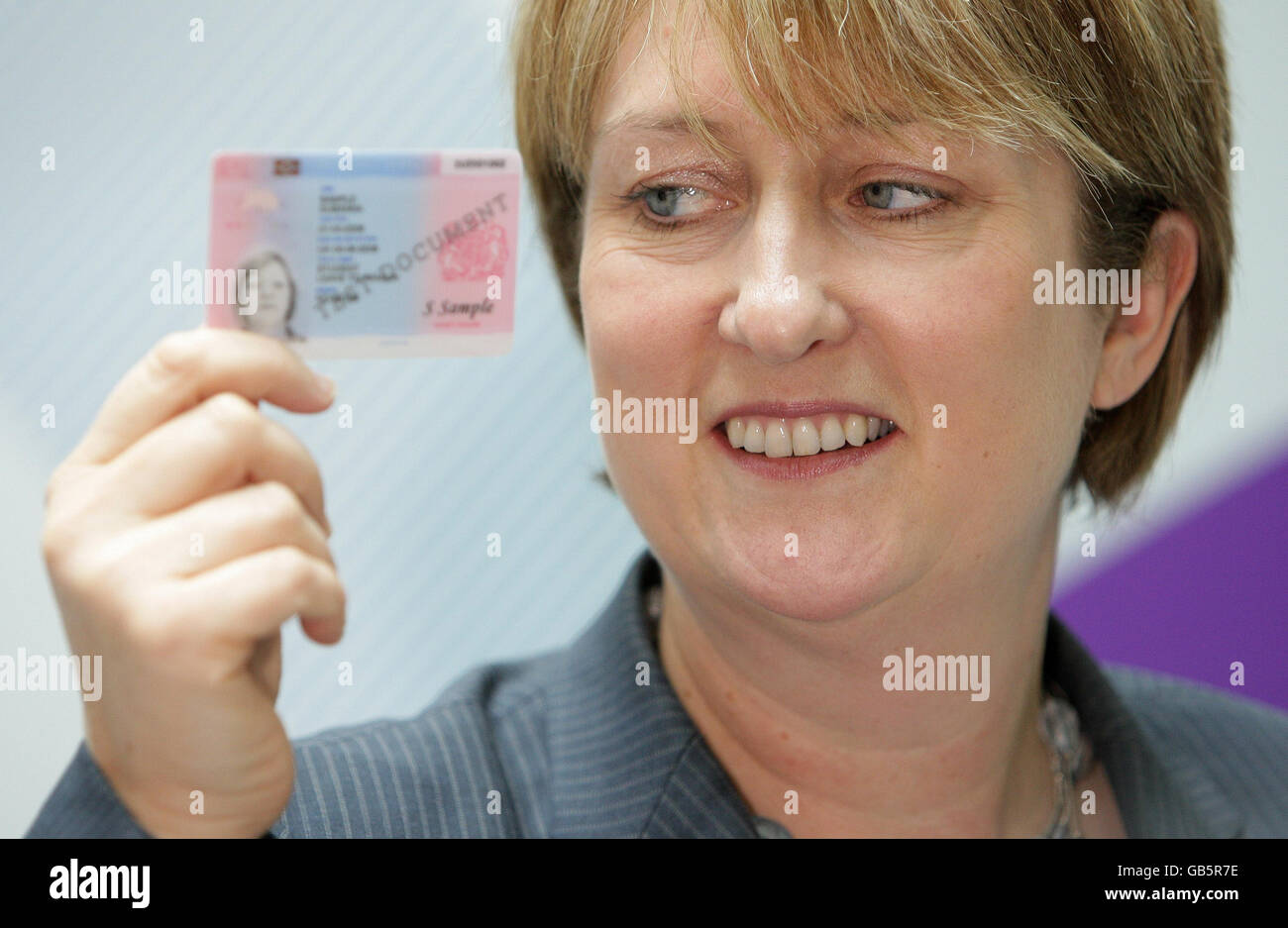 New identity card Stock Photo