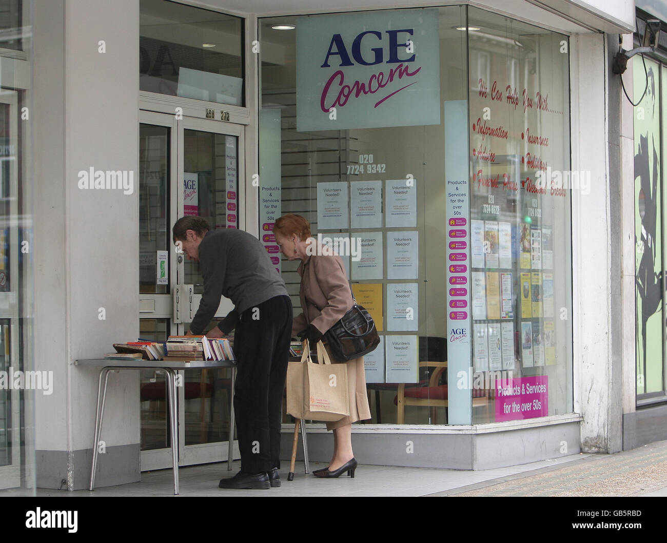 Age Concern stock Stock Photo Alamy