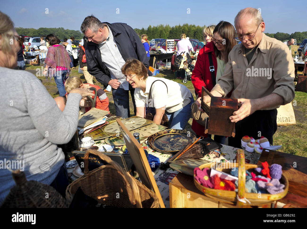 At A Car Boot Sale At Manor Farm High Resolution Stock Photography And Images Alamy