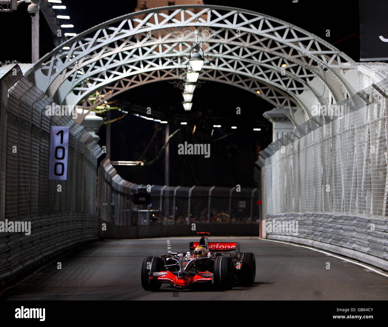 Motor Racing - Formula One Singtel Singapore Grand Prix - Practice Session - Marina Bay Circuit Park Stock Photo