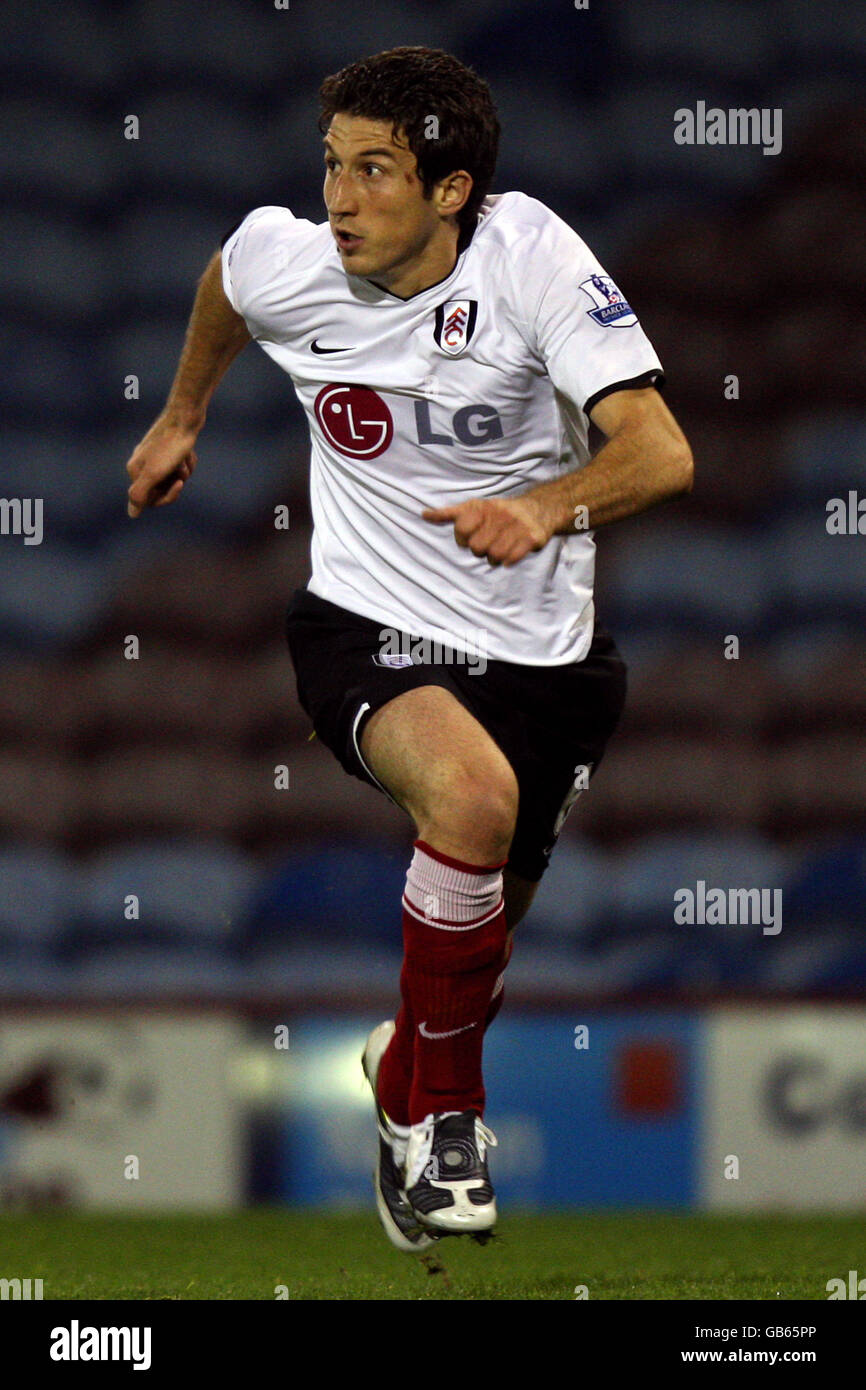 Soccer - Carling Cup - Third Round - Burnley v Fulham - Turf Moor. Andranik Teymourian, Fulham Stock Photo