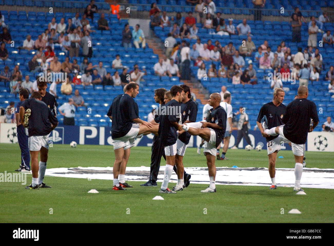 Real madrid players warm up before kick off hires stock photography and images Alamy Real madrid players warm up before kick off hires stock photography and images Alamy