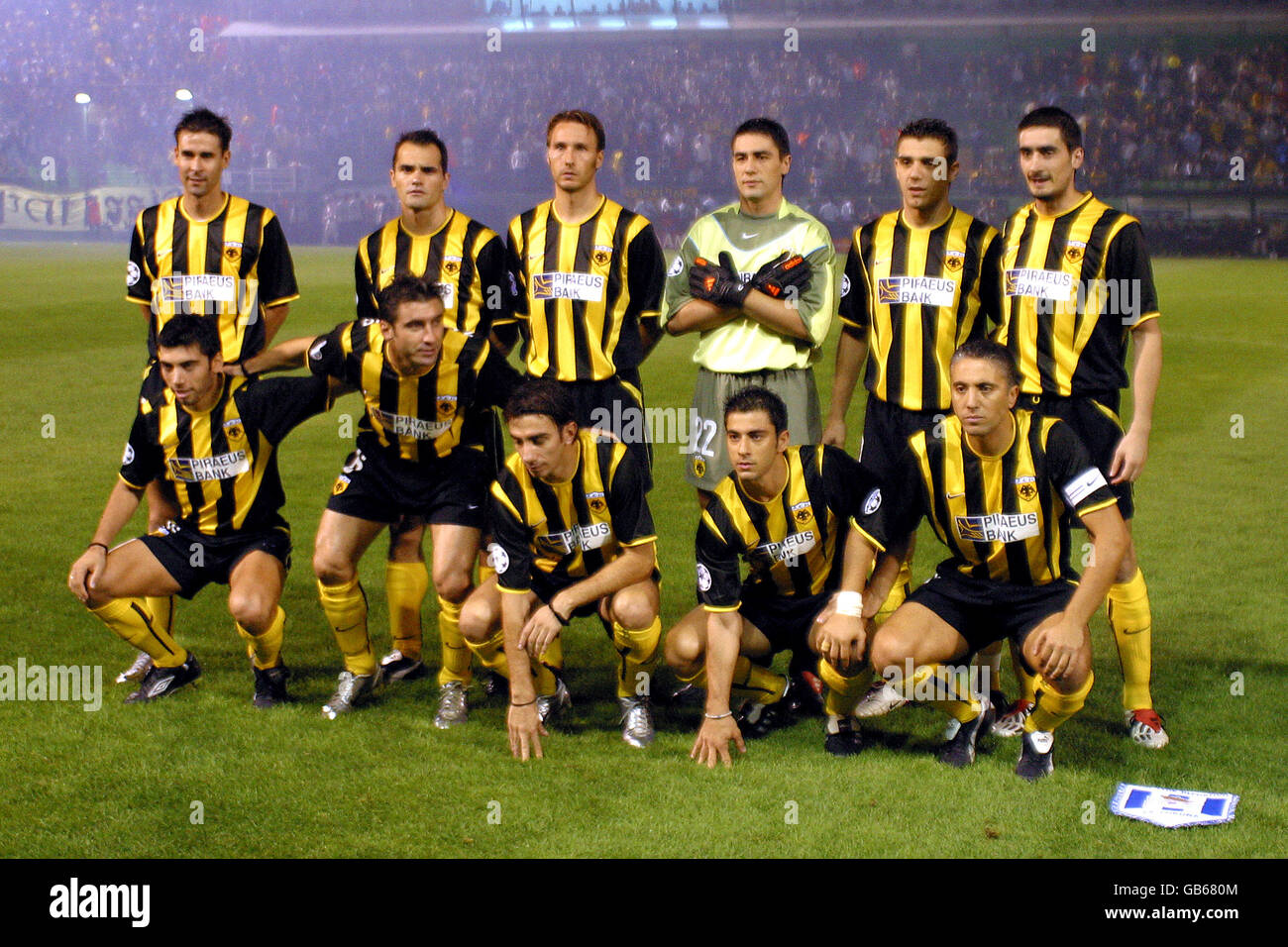 Soccer - UEFA Champions League - Group C - AEK Athens v Deportivo La Coruna  Stock Photo - Alamy